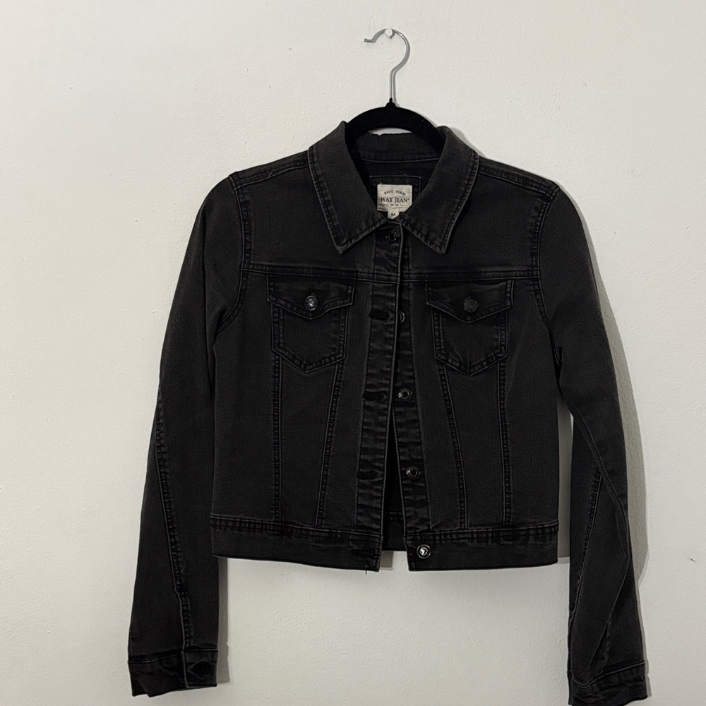 Wax Jean Black Denim Jacket